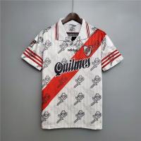 95/96 Riverbed Home Jersey Football Retro Soccer Shirt S-XXL