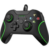 คอนโทรลเลอร์แบบมีสาย USB สำหรับวิดีโอเกม Xbox One JoyStick Mando สำหรับ Microsoft Xbox One Slim Gamepad Controle Joypad สำหรับ Windows PC-caicai store