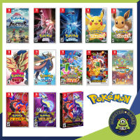 Pokemon Lets Go Eevee , Pokemon Lets Go Pikachu , Pokemon Sword , Pokemon Shield , Pokemon Brilliant Diamond , Pokemon Shining Pearl , Pokemon Snap , Pokemon DX , Pokemon Arceus Nintendo Switch Game แผ่นแท้มือ1!!!!! (รวมเกมส์)