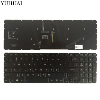 New US laptop keyboard for Toshiba Satellite Radius P55W P55W B P55W B5224 P55W B5220 P55W B5318 US keyboard Backlit Black