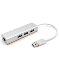 【Worth-Buy】 The Auto Zone Bkscy USB Hub USB Ethernet Adapter 3พอร์ต USB To Rj45 1000Mbps Lan การ์ดเครือข่ายสำหรับ Macbook Pro Mac เดสก์ท็อป USB Ethernet