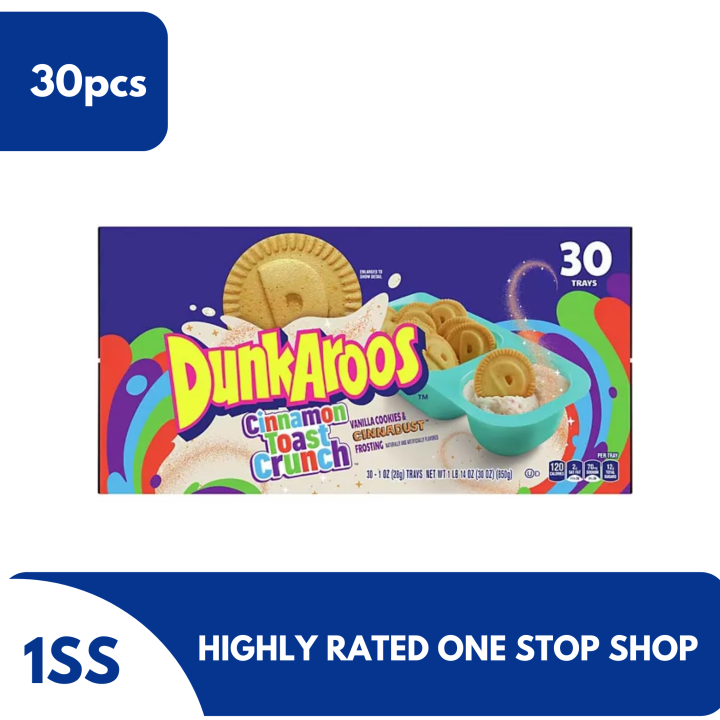 Dunkaroos Cinnamon Toast Crunch, 30pcs (Exp Jan 13, 2024) Lazada PH