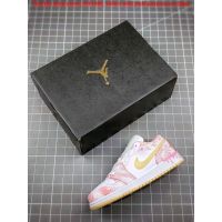 HOT 【Original】 ΝΙΚΕ A J 1 Low Pink Ice Cream Basketball Shoes Mens and Womens Skateboard Shoes{Limited Time Offer}