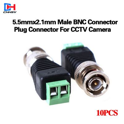 【Popular choice】 2020Hot ขาย AHCVBIVN กล้องวงจรปิดอุปกรณ์เสริม10ชิ้น/ล็อต Coaxial Coax BNC Connector Coax BNC Twist สำหรับกล้องวงจรปิดระบบ