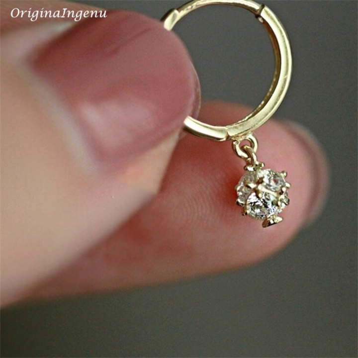 9k-solid-gold-hoop-earrings-dainty-zircon-hoop-earrings-real-gold-hoop-jewelry-9k-gold-fine-jewelry-tarnish-resistan-earring