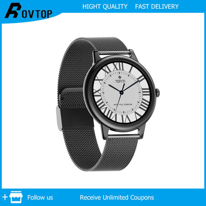 Rovtop E10 Smart Watch Fashion Wrist Clock Heart Rate Monitor