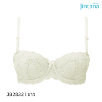 Jintana เสื้อชั้นใน (เสริมโครง) รุ่น Basic Bra รหัส JB2832 สีขาว