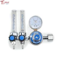 Argon Gas Regulator 0-25Mpa Pressure Guage 0-25L/min CO2 Helium Nitrogen G5/8 G3/4 W21.8 CGA540 MIG TIG Welding Flowmeter