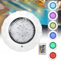 ✲♈ 12V Swimming Pool Light IP68 Waterproof LED Light With Remote Control RGB Submersible Light For Party Decoration/Pool/Aquarium