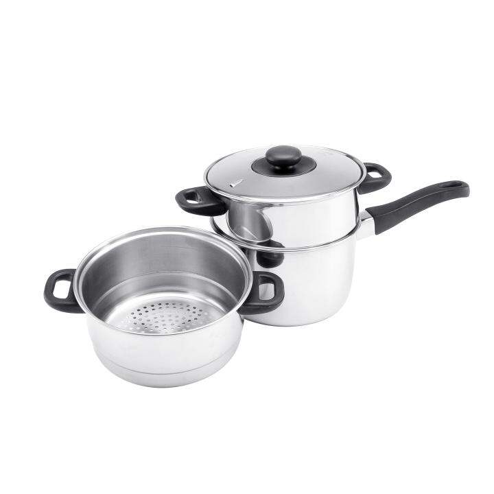 Double Boiler with Steamer 18cm Lazada PH