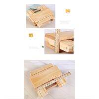 Foldable Wooden Step Stool Portable Small Chair Seat for Outdoor Fishing