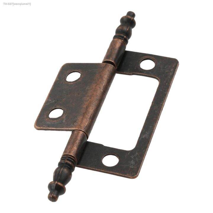 2pcs-6-holes-crown-head-hinges-antique-bronze-jewelry-wooden-gift-box-decorative-hinge-for-cabinet-furniture-fittings