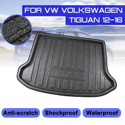 สำหรับ VW Volkswagen Tiguan 2012-2016รถพรมปูพื้นพรมด้านหลัง Anti-Mud Cover