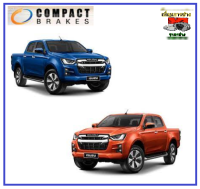 ?ผ้าเบรคหน้า COMPACT DCC-721  ISUZU D-MAX อีซูซุ ดีแม็ก 1.9 , 2.5 , 3.0 (2WD) (4WD) ปี 2008 - 2018 / ไฮเลนเดอร์ (ตัวสูง )