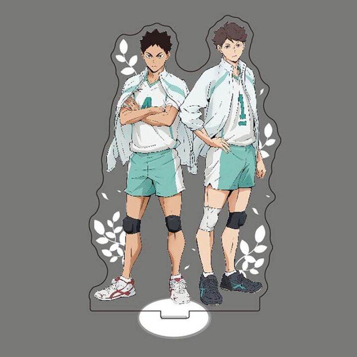 pea-อนิเมะ-haikyuu-โมเดลฟิกเกอร์อะคริลิค-แบบสองด้าน-ของเล่นสําหรับเด็ก