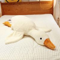 【CW】Kawaii Fluffy Duck Plush Toys Sleep Pillow Cute Animal Stuffed Swan Goose White Plush Doll Cushion Soft Kids Girl Birthday Gift