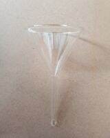 กรวยแก้ว แบบหนา ศก. 75 mm "Glassco" Glass Funnel