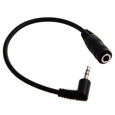 2.5mm (Male) To 3.5mm (Female) Stereo Audio Jack Adapter