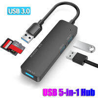 USB 3.0 HUB TF / SD slot 5 พอร์ต Multi Splitter Adapter OTG สำหรับ Lenovo HUAWEI Xiaomi Macbook USB 3.0 Hub สำหรับ PC-Gamekj