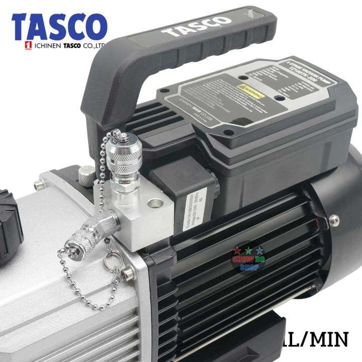 แวคคั่ม-tasco-tz150tk-220-ขนาด-5-3cfm-151ลิตรต่อนาที-vacuum-pump-รุ่นใหม่ล่าสุด-จาก-tasco-แบบ-2ชั้น