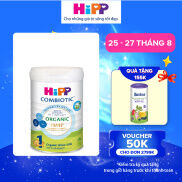Sữa bột dinh dưỡng công thức HiPP 1 Organic Combiotic 800g dành cho trẻ