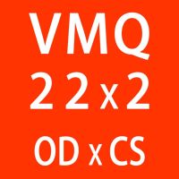 5ชิ้น/ล็อตซิลิโคนสีแดงแหวนซิลิคอน/Vmq โอริงหนา2มม. Od21/22/23/24/25/26/27/28/29/30*2มม. ปะเก็นซีลยางโอริง