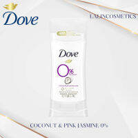 DOVE กลิ่น COCONUT &amp; JASMINE 0% โรลออน ระงับกลิ่นกาย Antiperspirant Deodorant สินค้านำเข้าจาก USA ของแท้100%