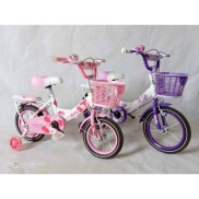 xe đạp cho bé gái 12inch cho be từ 2-4 tuổi