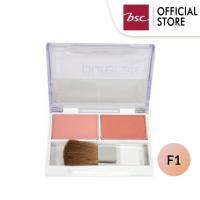 PURE CARE BENEFITS BRUSH ON สี F1 บลัชออน 2 สีใน 1 ตลับ พร้อมแปรงปัดแก้ม (2X2.5 G.)