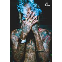 โปสเตอร์ รูปภาพ Wiz Khalifa วงดนตรี วิซ คาลิฟา ภาพวงดนตรี โปสเตอร์ติดผนัง โปสเตอร์สวยๆ poster