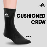 Adidas ถุงเท้า เทรนนิ่ง Training Sock 3S CUSHIONED CREW SOCKS 3PP DZ9347 / DZ9357 (500)