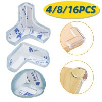 ℡ Safety Corner Protectors Set High Resistant Adhesive Gel Baby Proof Guards Clear Silicone Furniture Table Edge Corner Protection