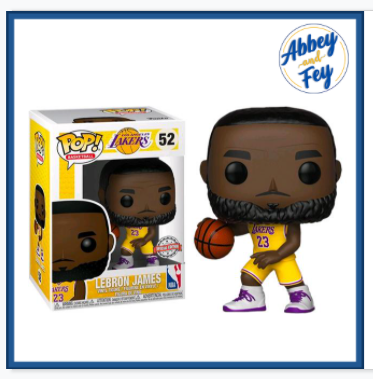 Funko Pop! NBA: Lebron James SE Yellow Jersey #52 w/ free protector
