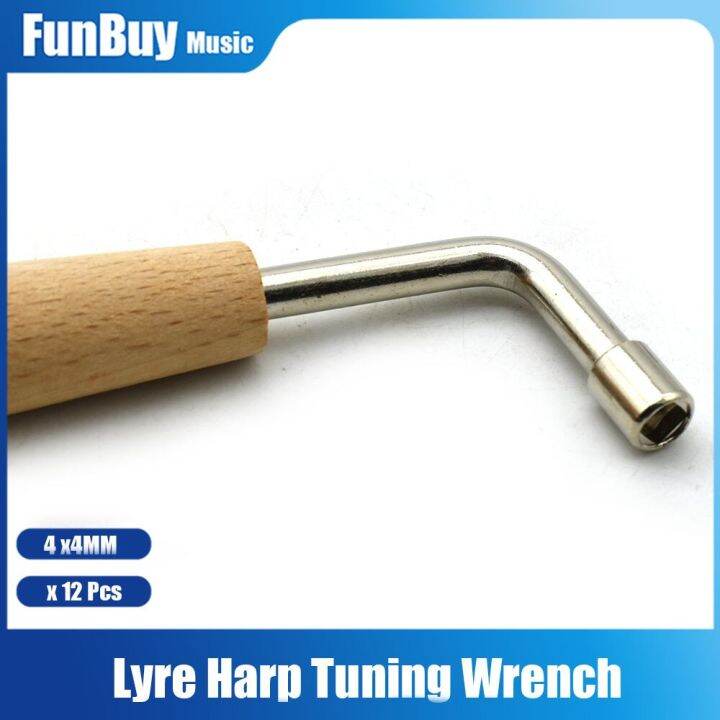 12pcs-lyre-harp-tuning-wrench-4-4mm-adjustment-wrench-instrument-music-instrument