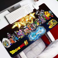 Gaming Computer Mouse Pad Large Japan Anime Dragon Ball Super Goku XXL Mouse Keyboard Mat DIY Big Desk Mat xxl Non-Slip Rubber Base Mousepad for Laptop PC Game Waterproof