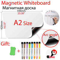 Magnet Whiteboard A2 Size 16.5"x23.4" Magnetic Dry Erase Board for Fridge Refrigerator Recording Message Board