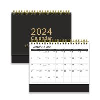 Large 2024 Desk Calendar Kawaii Dual Side Calendar Book Yearly Monthly Daily Planner Organizer To Do List Office School Supplies