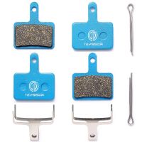 Teyssor 2 Pairs Bike Disc Brake Pads Compatible with Shimano Deore XT XTR SLX (ResinSemi-MetallicSintered Metal) SCP-SLX