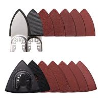 ◊℡™ 104Pcs Oscillating Tool Detail Sanding Pads 2Pcs Triangle Sanding Pads And 2Pcs Finger Sanding Pad 100Pcs Sandpaper