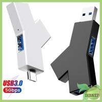 IHBNEP มินิส่งข้อมูลด็อกต่อขยายแยกชนิด C 3.1ฮับอะแดปเตอร์ OTG USB 2.0ขยาย3.0