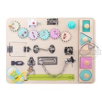 Baby Montessori Unlock Toy Essential Educational Sensory Board For Toddlers Busyboard Intelligence Development Educational Toys