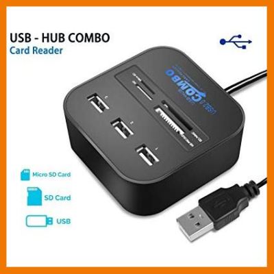 HOT!!ลดราคา 3 Ports USB 2.0 HUB All In One Multi-card Reader Card Writer Reader Combo ##ที่ชาร์จ แท็บเล็ต ไร้สาย เสียง หูฟัง เคส Airpodss ลำโพง Wireless Bluetooth โทรศัพท์ USB ปลั๊ก เมาท์ HDMI สายคอมพิวเตอร์