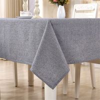 Solid Color Cotton Linen Tablecloth Modern Simple Rectangle Toalha De Mesa Restaurant Cafe Tea Table Cover