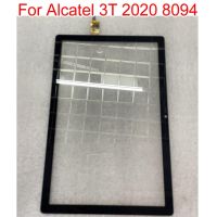 กระจกหน้าเซ็นเซอร์คุณภาพดีที่สุดแผงจอสัมผัสดิจิตอลสำหรับ Alcatel 3T 2020 8094 8094X 8094M 10.1 "อะไหล่แท็บเล็ต