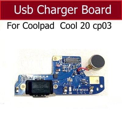 บอร์ดชาร์จ USB สําหรับ Coolpad Cool 20 CP03 USB Charger Jack Dock Board พร้อมมอเตอร์ Type C Usb Charger Dock Port Board Parts