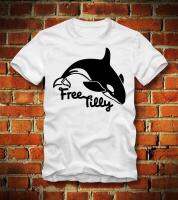 T Shirt Orka Orca Killerwal Whale Killer Free Tilly Retlet Hai Robbe Kaus Atasan Pria Fashion Musim Panas 2019 Kaus Print Baru Pendek S-4XL-5XL-6XL