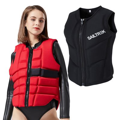 New adult life jacket neoprene surfing life jacket men and women fashion water sports swimming motorboat fishing life jacket  Life Jackets