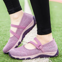 ร้อน, ร้อน★Womens Shoes Fashion Korean Sneakers for Women Breathable Lightweight Walking Shoes Outdoor Sports Shoes for Women Flat bottom Non-slip Rubber Shoes Daily Casual Shoes