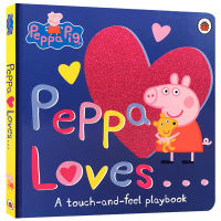 English original picture book story peppa loves pink pig little sister childrens English reading enlightenment book