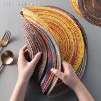 Pad Tabl Coaster Mat Round Tabl Placemat PP Heat Placemat Breakfast Boho Placemat Linen Placemats For Dinner Tabl INS